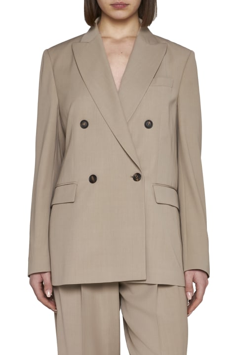 Brunello Cucinelli Clothing for Women Brunello Cucinelli Double-breasted Tailored Jacket