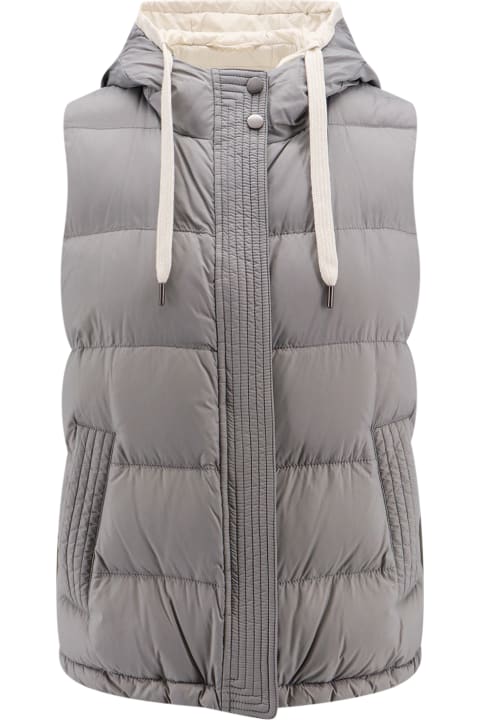 Fashion for Women Brunello Cucinelli Padded And Quilted Sleeveless Jacket