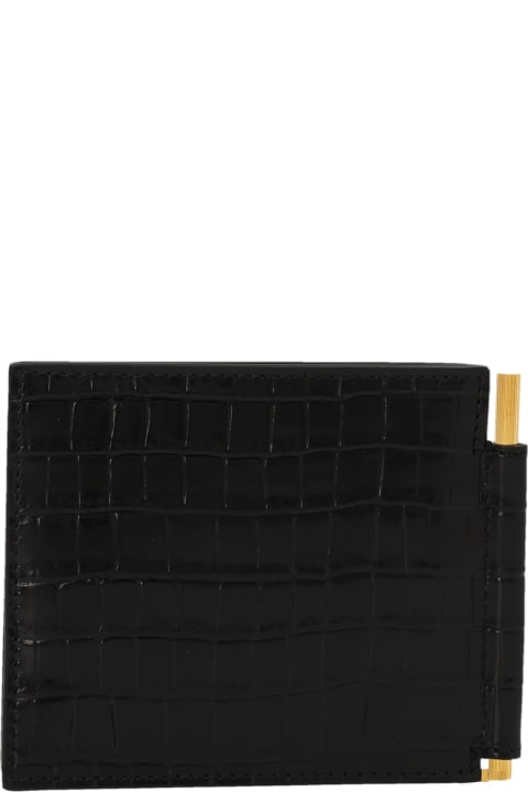 Logo Croc Leather Wallet