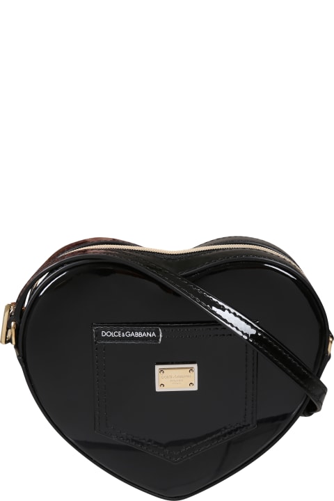 Accessories & Gifts for Girls Dolce & Gabbana Black Bag For Girl With Logo