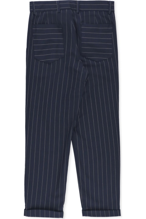 Fay Bottoms for Boys Fay Virgin Wool And Cotton Trousers