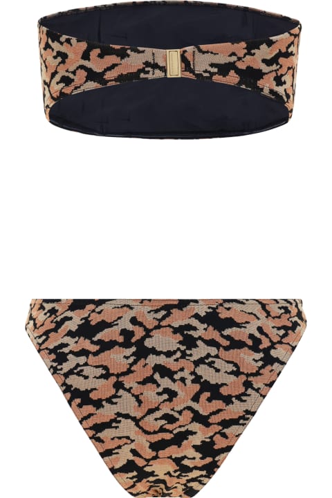 Zimmermann Swimwear for Women Zimmermann Waverly Texture Bandeau Swimsuit