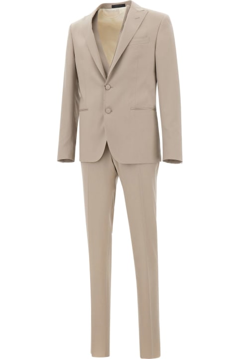 メンズ Cornelianiのスーツ Corneliani Fresh Wool Three-piece Suit