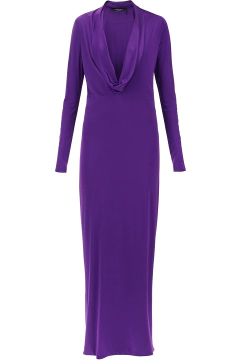 Versace for Women Versace Cowl Long Dress