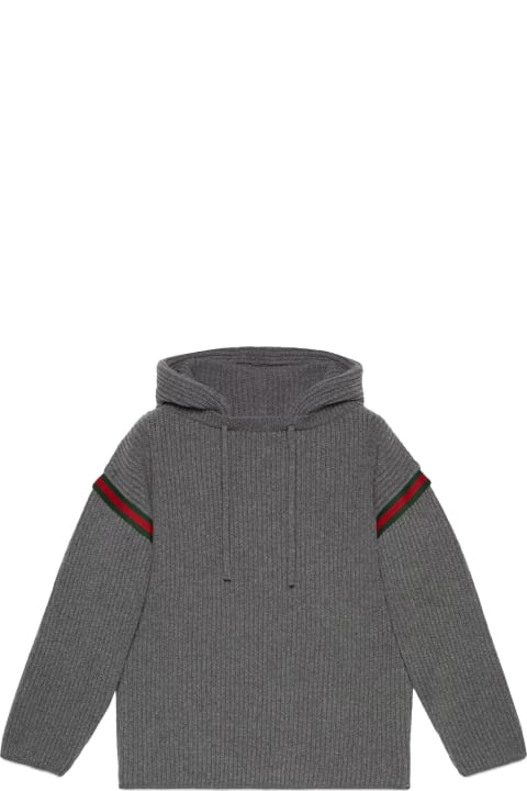 Gucci for Men Gucci Wool Zipped Sweatshirt