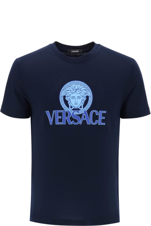 Versace Topwear for Men Versace Printed Cotton T-shirt