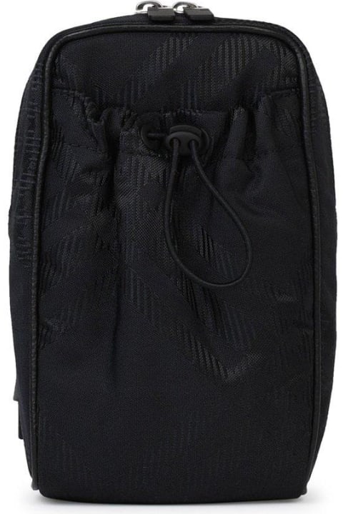 Burberry Bags for Men Burberry Black Jacquard Mobile Phone Holder