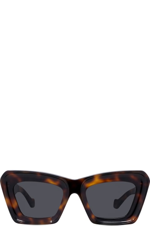 Loewe Lw40145i Anagram 52a Dark Havana Sunglasses | italist