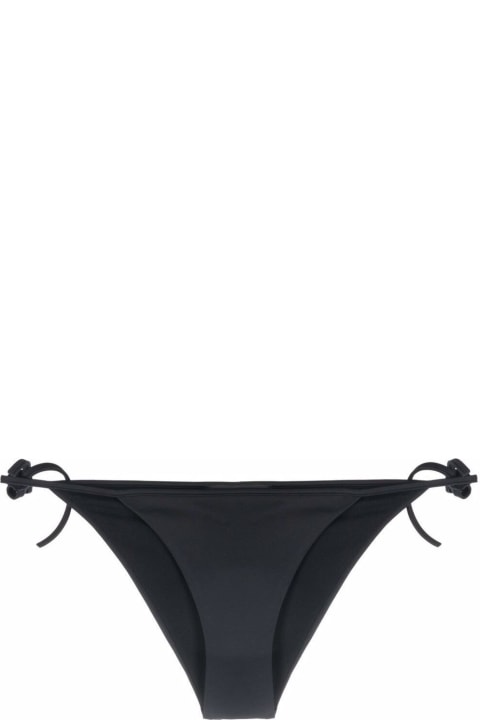 Dsquared2 Swimwear for Women Dsquared2 D-squared2 Woman's Black Stretch Fabric Bikini Bottoms