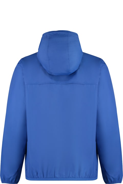 Coats & Jackets for Men K-Way Claude Hooded Nylon Jacket