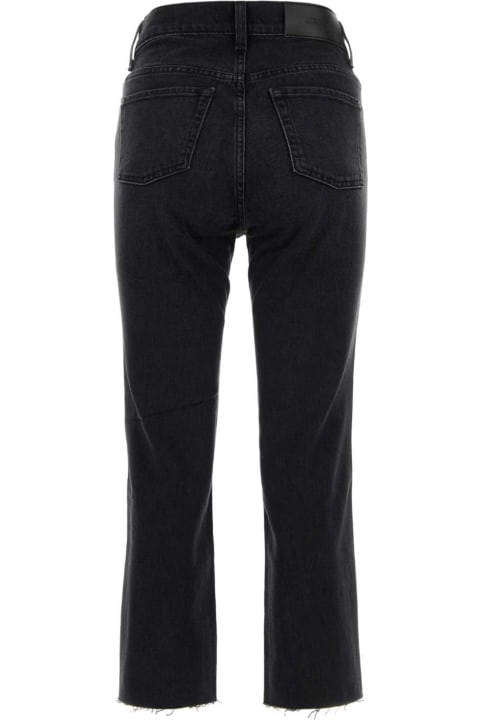 Fashion for Women 7 For All Mankind Black Stretch Denim Logan Stovepipe Jeans