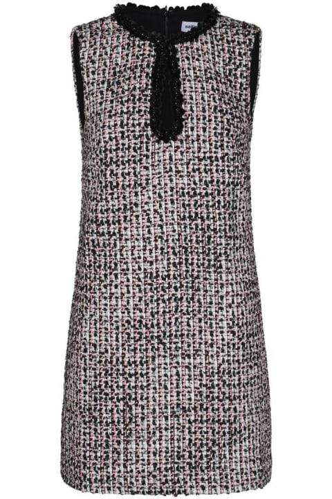 self-portrait for Women self-portrait Boucle Embellished Mini Dress