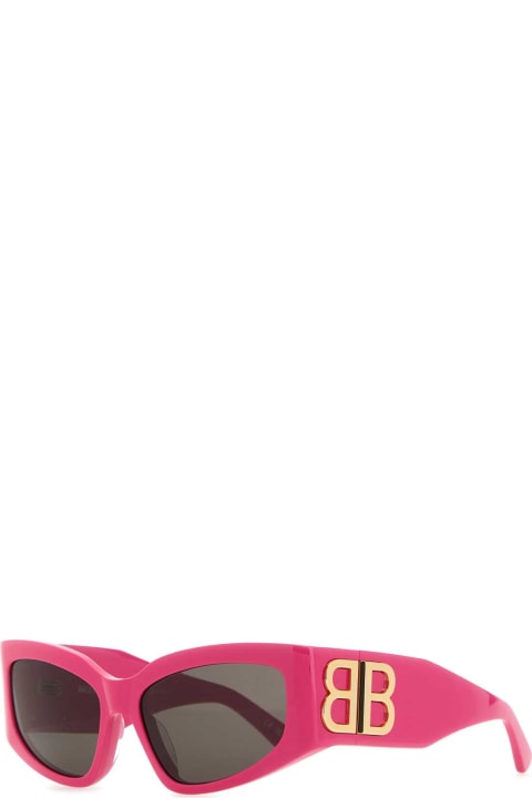 Fashion for Women Balenciaga Fuchsia Acetate Bossy Cat Sunglasses