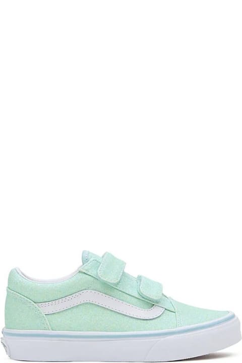 Vans for Kids Vans Uy Old Skool V Glitter Pastel Blue