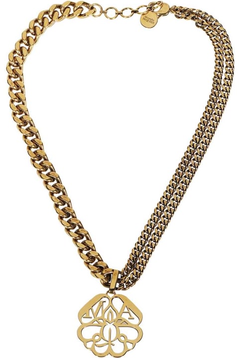 ウィメンズ Alexander McQueenのジュエリー Alexander McQueen Pendant Chain Necklace