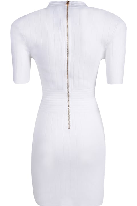 Homeware Balmain Logo Button Knit Dress