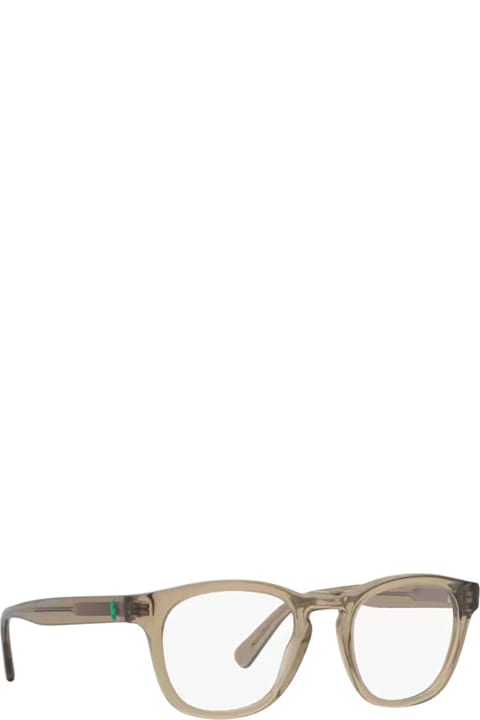 Polo Ralph Lauren Eyewear for Men Polo Ralph Lauren Ph2258 Shiny Transparent Light Brown Glasses