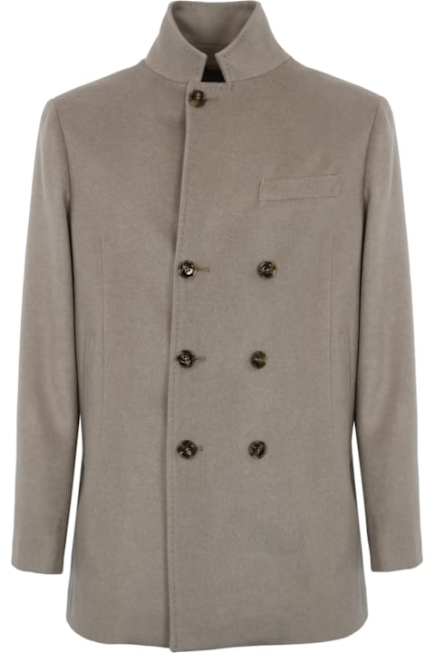 Barba Napoli Clothing for Men Barba Napoli Shelby Coat In Wool And Cashmere