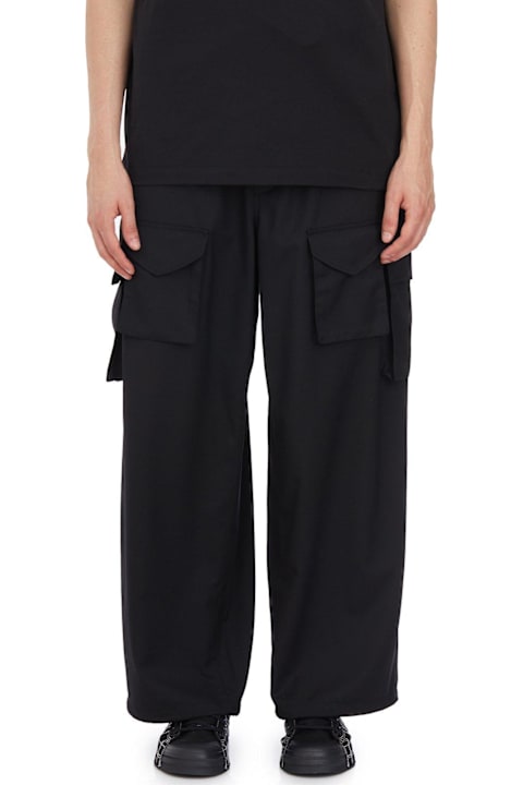 Y-3 for Men Y-3 Wide-leg Belted Cargo Pants