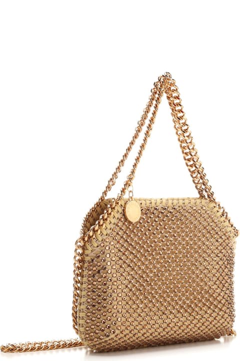Shoulder Bags for Women Stella McCartney 'falabella' Crystal Knit Mini Tote