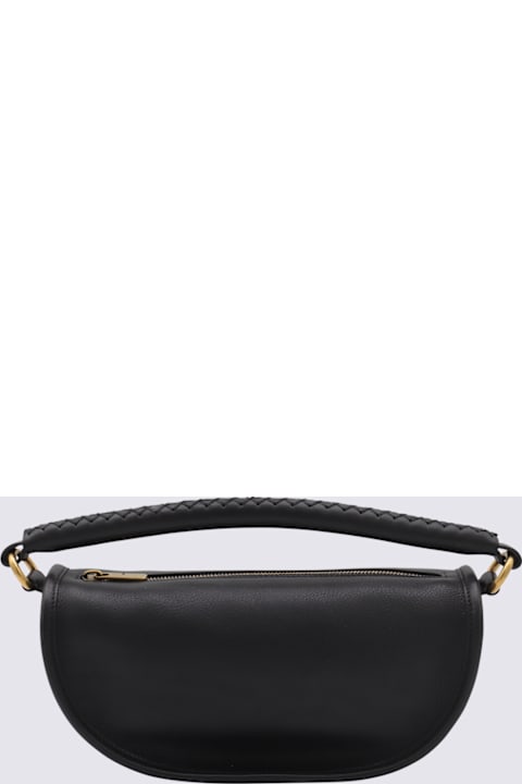 Burberry Bags for Women Burberry Black Leather Clip Shoulder Bag