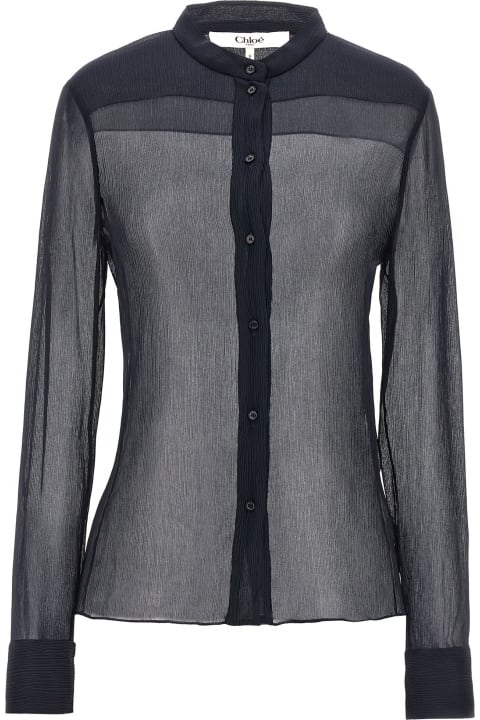 Homeware Chloé Pleated Silk Shirt