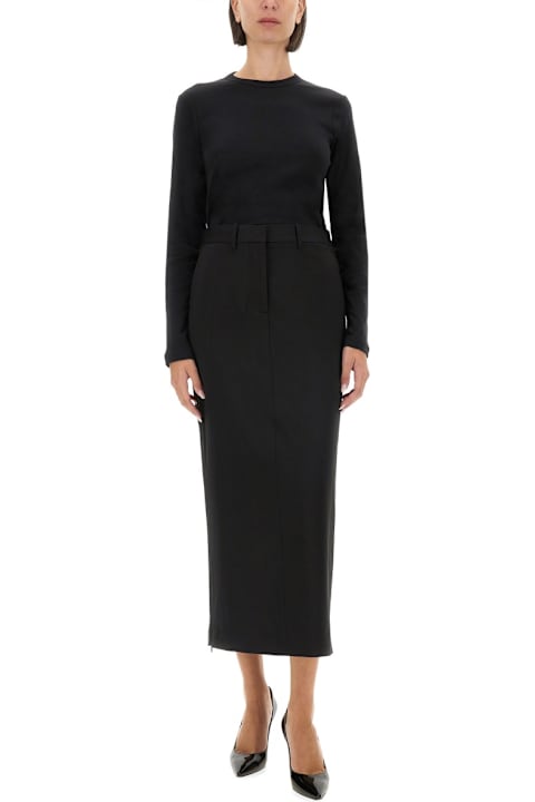 Helmut Lang الملابس لـ السيدات Helmut Lang Slim Fit T-shirt With Logo