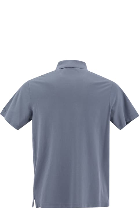 Paul&Shark for Men Paul&Shark Garment-dyed Pique Cotton Polo Shirt