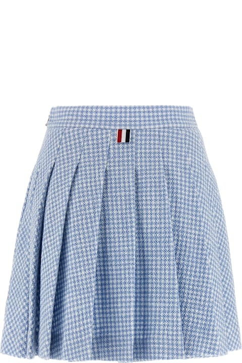 Homeware Thom Browne Pleated Tweed Skirt