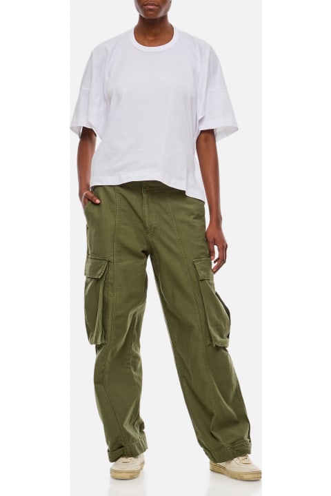 Frame Pants & Shorts for Women Frame Wide Leg Cargo Denim Pants