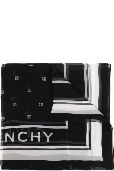 Accessories for Women Givenchy Satin Chiffon Scarf