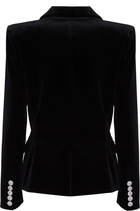 Alexandre Vauthier for Women Alexandre Vauthier Black Cotton Velvet Blazer