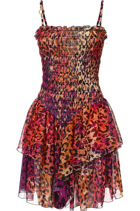 Homeware Just Cavalli Just Cavalli Pink Knee Lenght Dress