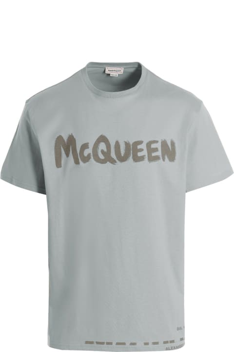 Alexander McQueen for Men Alexander McQueen Graffiti Print T-shirt