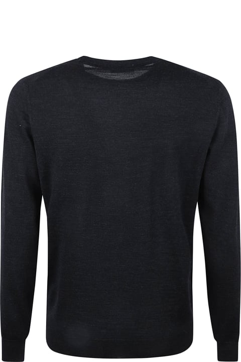 Drumohr Clothing for Men Drumohr Lightweight Ribbed Plain Sweater