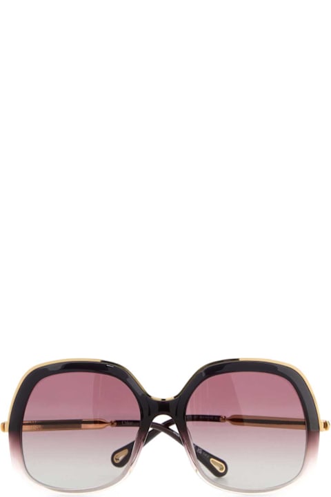 Eyewear for Women Chloé Purple Acetate Sunglasses