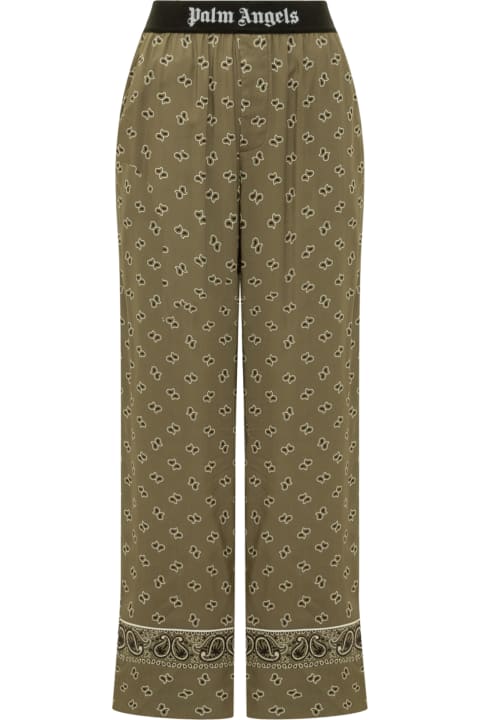 Homeware Palm Angels Paisley-printed Piped-trim Detailed Trousers