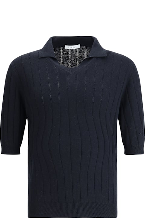 Cruciani Clothing for Men Cruciani Silk Polo Shirt