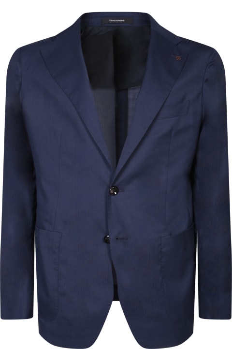 Tagliatore Coats & Jackets for Men Tagliatore Single-breasted Light Blue Jacket