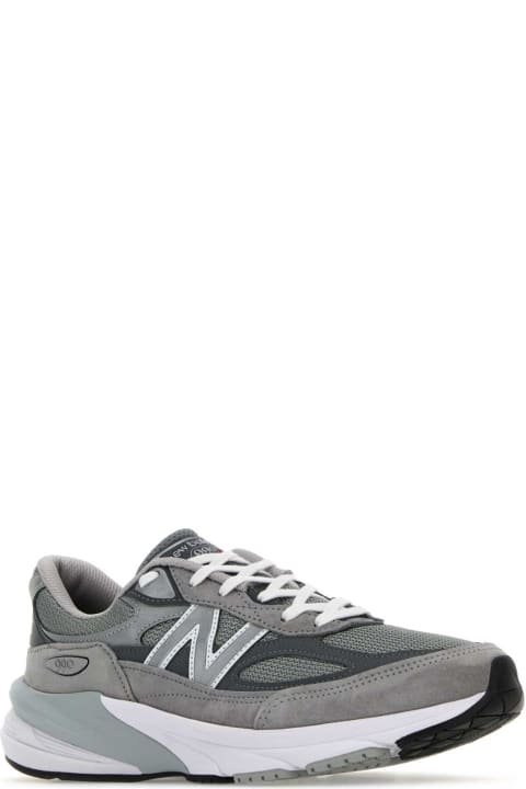 New Balance for Men New Balance Multicolor Fabric And Suede 990v6 Sneakers