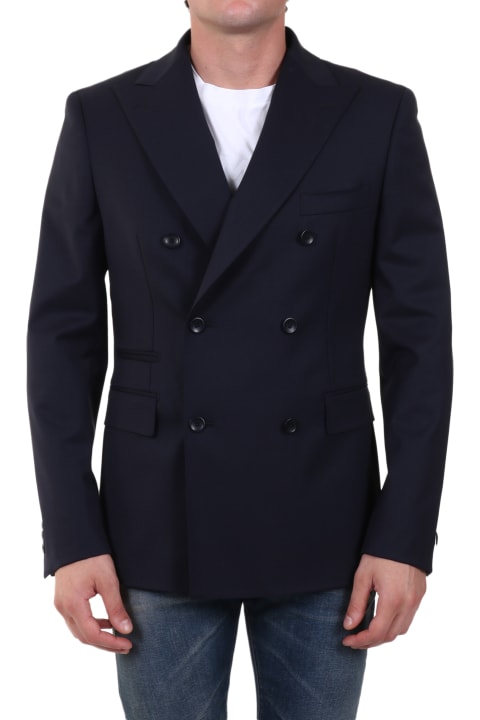 Tonello Clothing for Men Tonello Wool Jacket Blue