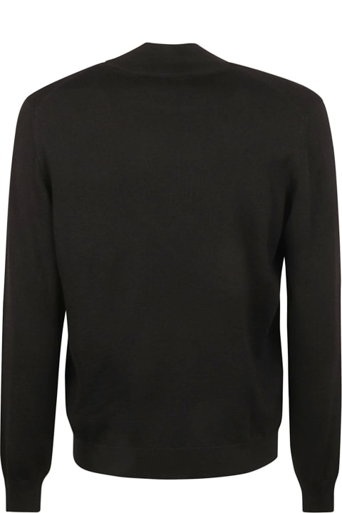 Tagliatore Sweaters for Men Tagliatore Rib Trim Plain Sweater