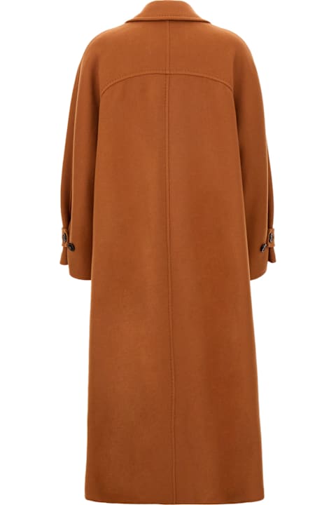 Max Mara Atelier Coats & Jackets for Women Max Mara Atelier Brick Cashmere Coat
