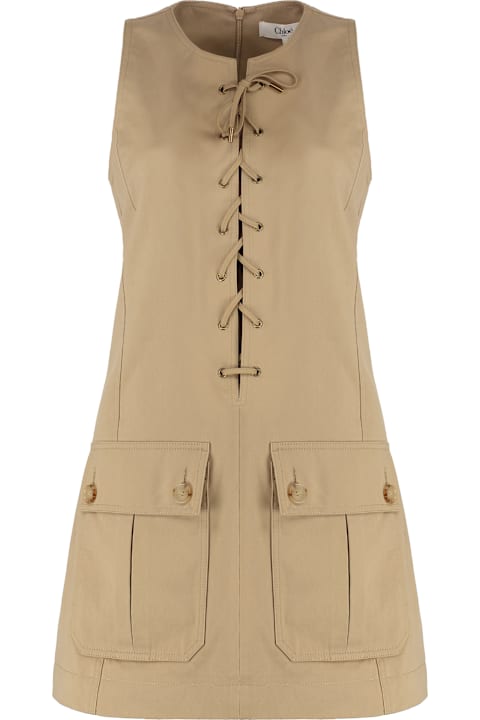 Chloé Cotton Satin Dress