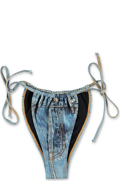 Homeware Diesel Diesel Jodie-dnm Denim-effect Bikini Bottom
