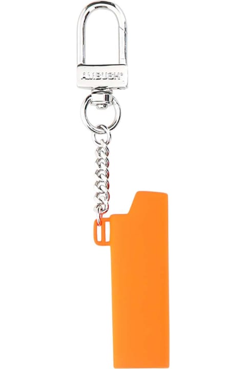 AMBUSH Keyrings for Men AMBUSH Orange Metal Lighter Holder