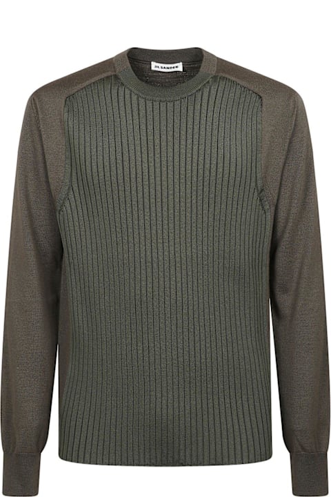 Jil Sander Sweaters for Men Jil Sander Crewneck Knitted Jumper