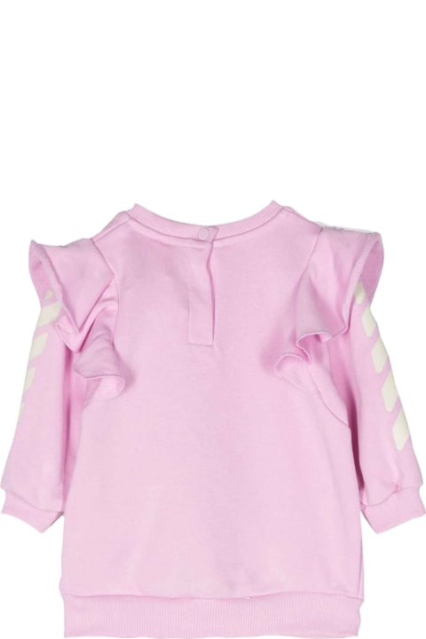 Fashion for Baby Girls Off-White Pink Sweatshirt Baby Girl