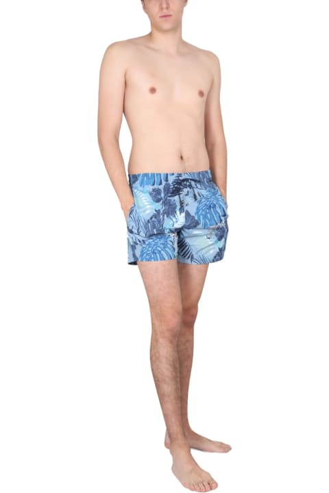 Etro for Men Etro Boxer Swimsuit With Maxi Floral Print