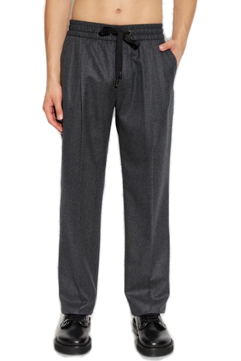 Dolce & Gabbana for Men Dolce & Gabbana Flannel Jogging Pants